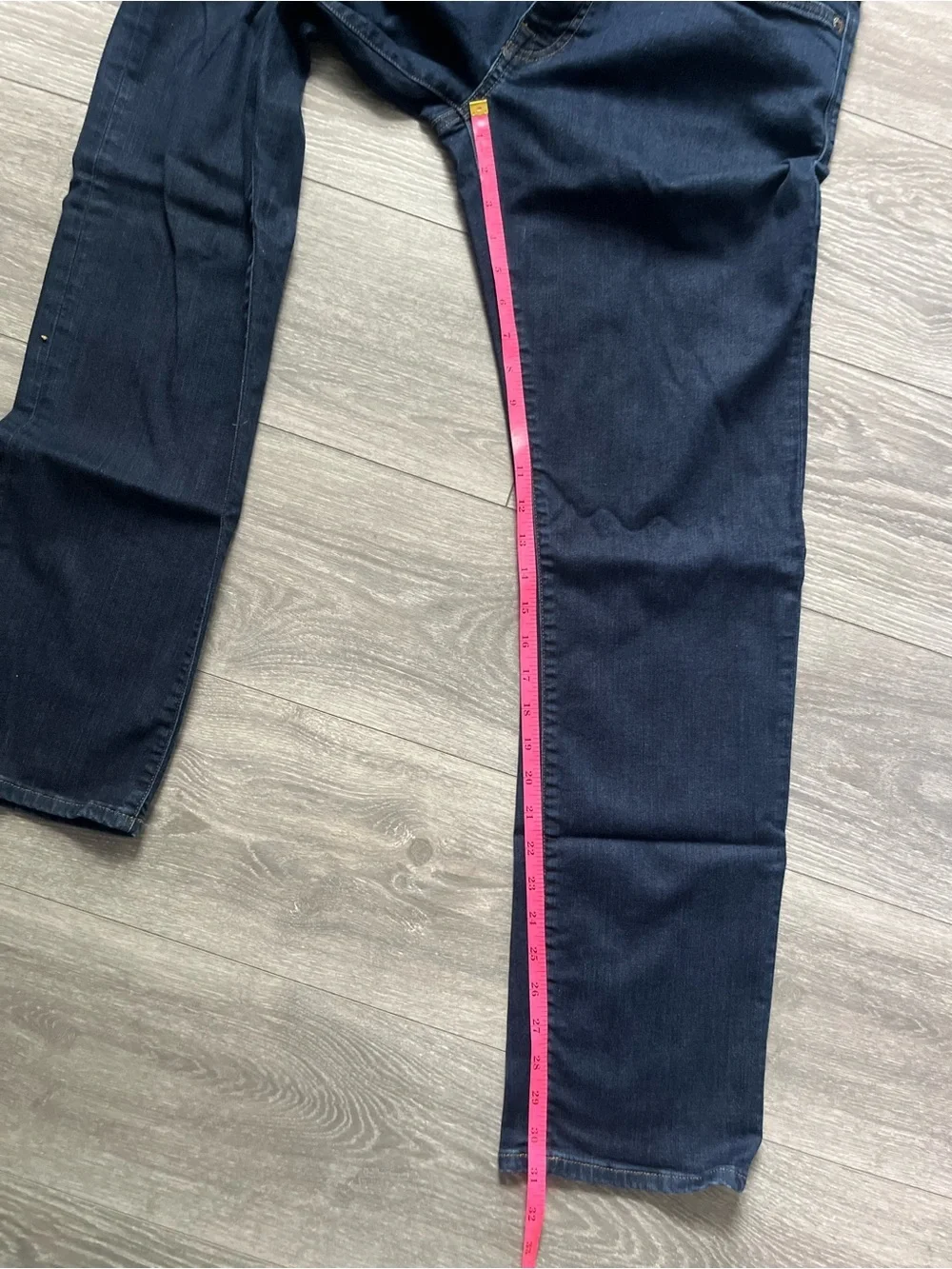 Mavi Zach Straight Leg Men’s Dark Wash Preppy Casual Blue Denim Jeans Size 34x32